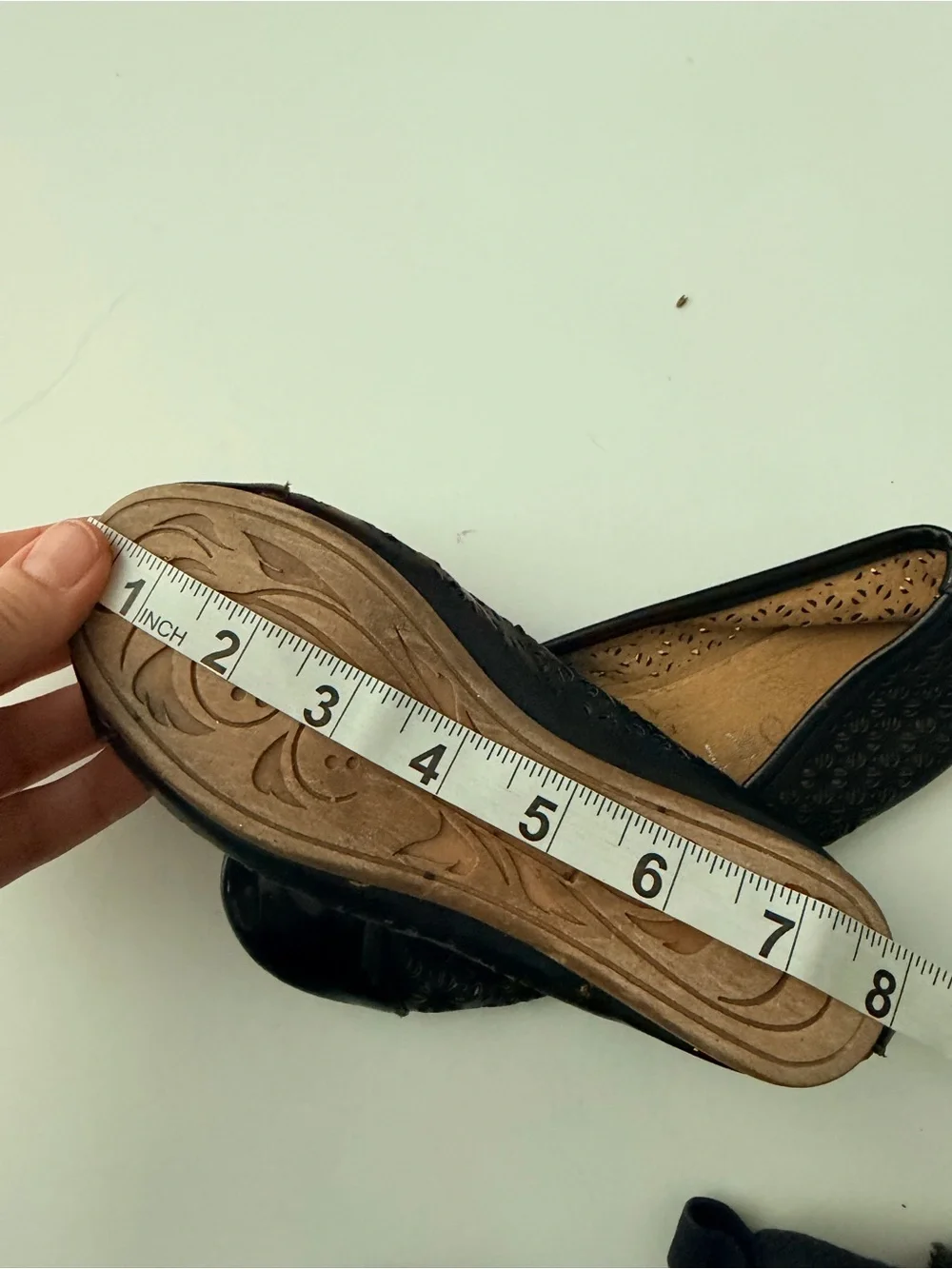 Report Black Girl’s Laser-Cut Ballet Flats with Bow